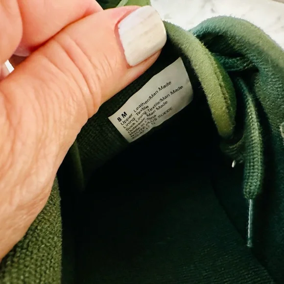 Tretorn Sneaker Suede in Olive size 8 - Picture 5 of 5